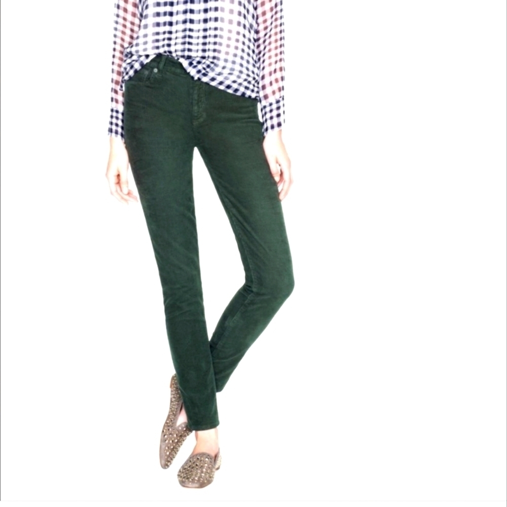 J. CREW Midrise Toothpick Corduroy Pant